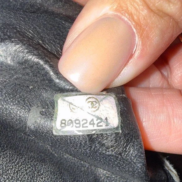 CHANEL Black Quilted Tote with Gold Accent w/COA - Picture 12 of 14